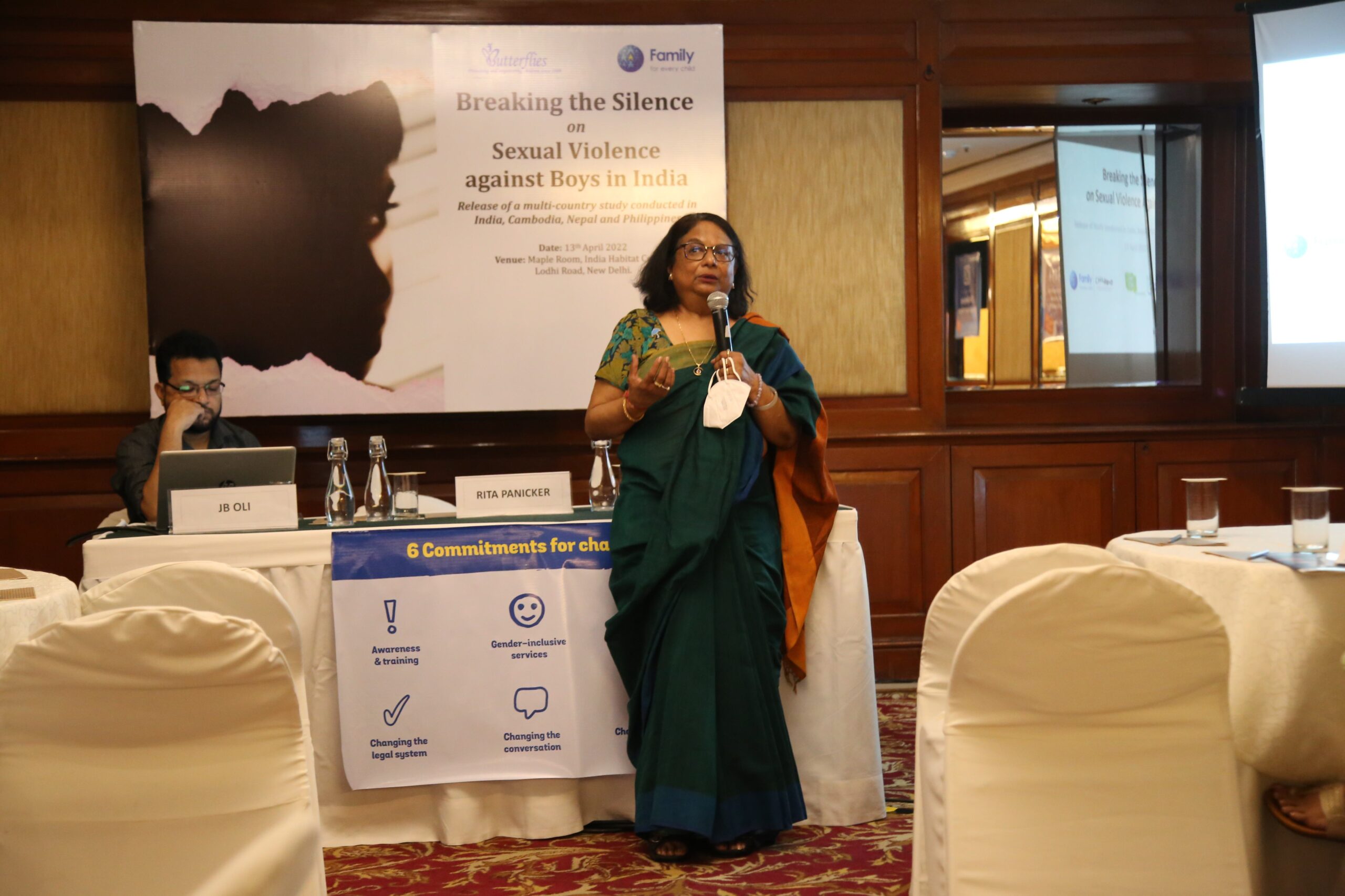 Rita Panicker, Director, gives presentation