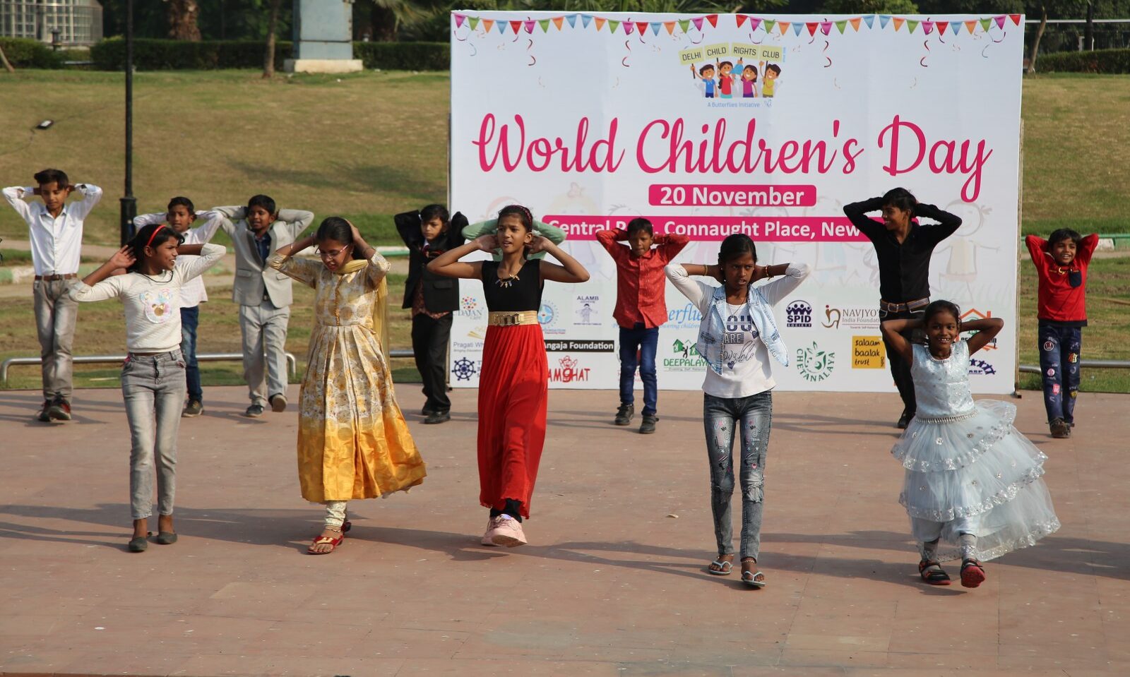 800 Children from Delhi Child Rights Club Celebrate World Children’s Day on November 20, 2022